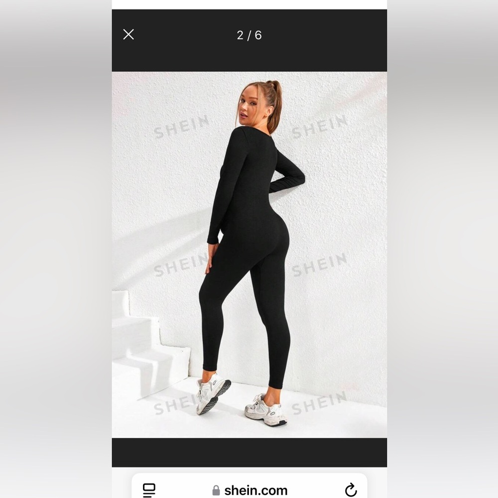 SHEIN long sleeve maternity jumpsuit